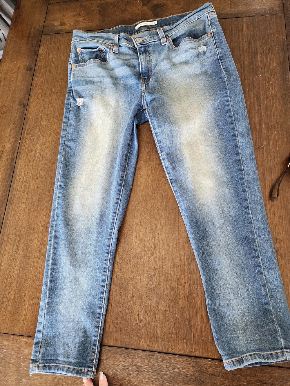 Women's Levi's Light Blue Denim Boyfriend Jeans Size 30